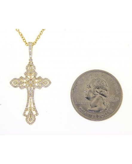 CROSS DIAMOND PENDANT (TP1979)