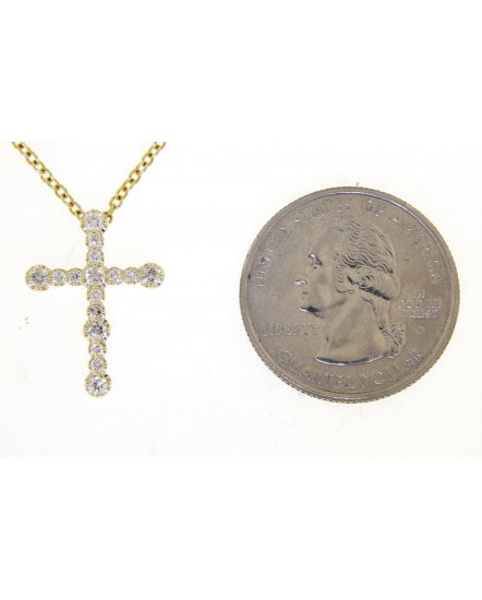 CROSS DIAMOND PENDANT (TP1980)