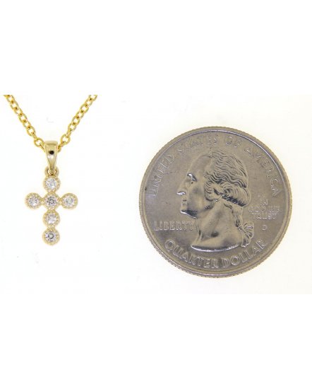 CROSS DIAMOND PENDANT (TP1984)