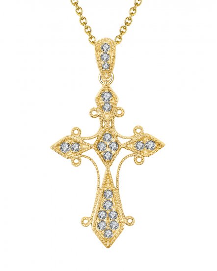 CROSS DIAMOND PENDANT (TP1986)