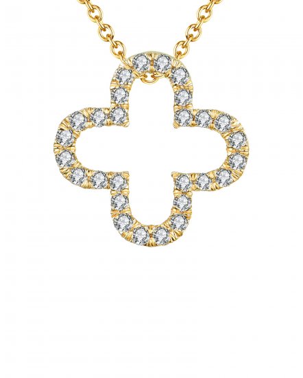 CLOVER STYLE DIAMOND PENDANT (TP2001)