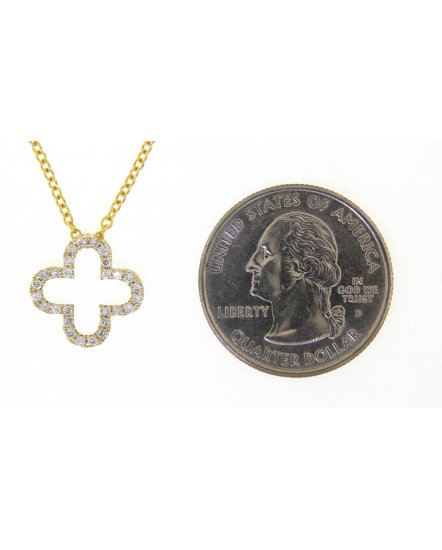 CLOVER STYLE DIAMOND PENDANT (TP2001)