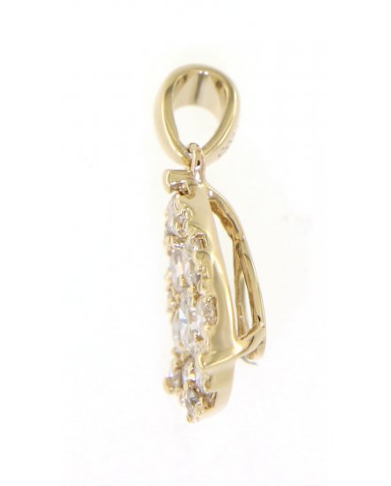 PEAR STYLE DIAMOND PENDANT (TP2002)