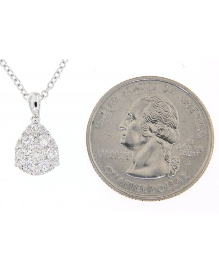 PEAR STYLE DIAMOND PENDANT (TP2002)