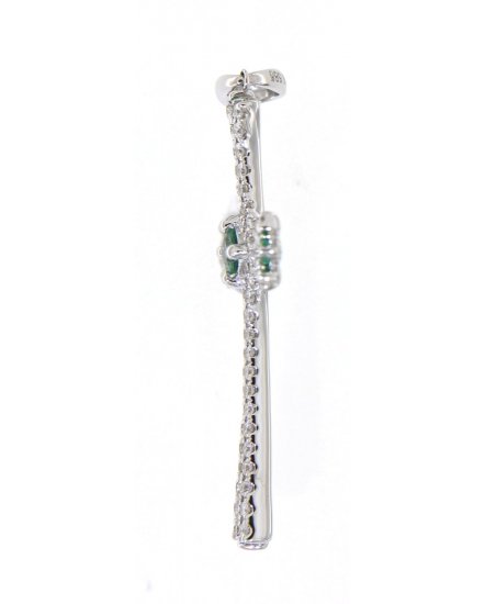 CROSS EMERALD DIAMOND PENDANT (TP2008)