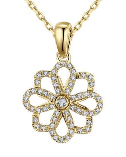 FLORAL STYLE DIAMOND PENDANT (TP2014)