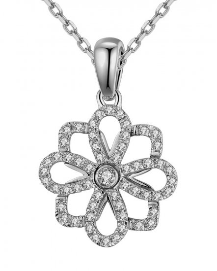 FLORAL STYLE DIAMOND PENDANT (TP2014)