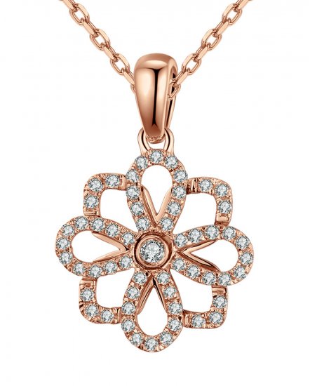 FLORAL STYLE DIAMOND PENDANT (TP2014)
