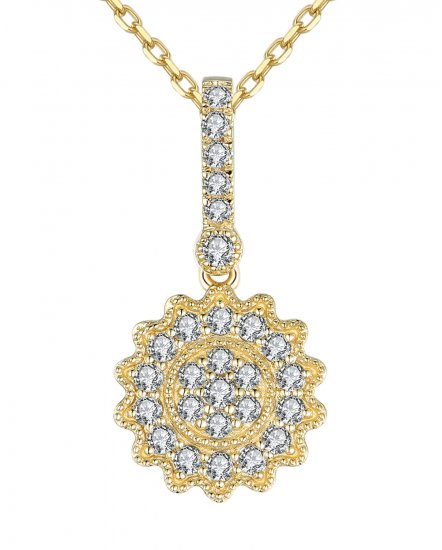 FLORAL STYLE DIAMOND PENDANT (TP2016)
