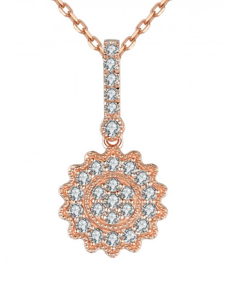 FLORAL STYLE DIAMOND PENDANT (TP2016)