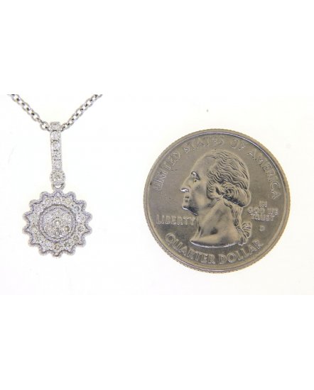 FLORAL STYLE DIAMOND PENDANT (TP2016)