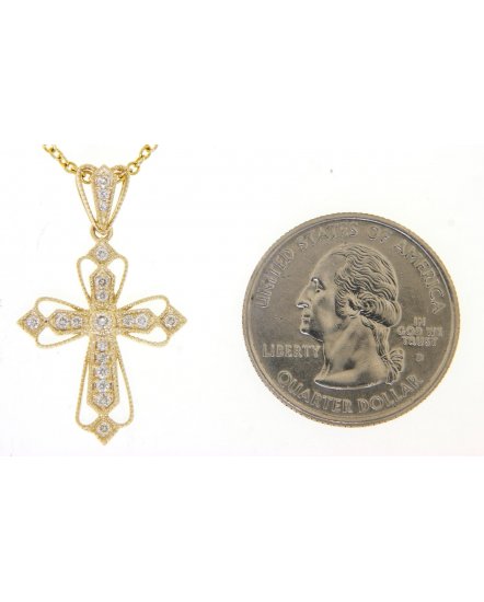 CROSS DIAMOND PENDANT (TP2020)