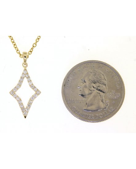 KITE SHAPE DIAMOND PENDANT (TP2022)