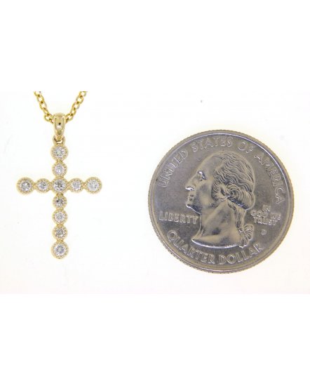 CROSS DIAMOND PENDANT (TP2025)