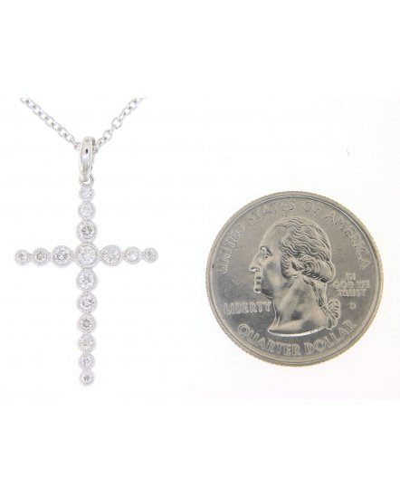 CROSS DIAMOND PENDANT (TP2028)