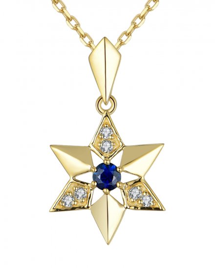 STAR SAPPHIRE DIAMOND PENDANT (TP2032)