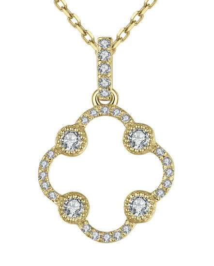 CLOVER STYLE DIAMOND PENDANT (TP2033)