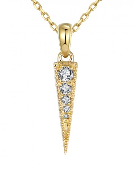 TRIANGLE SHAPE DIAMOND PENDANT (TP2035)