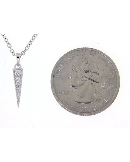 TRIANGLE SHAPE DIAMOND PENDANT (TP2035)
