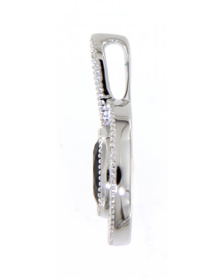 OVAL SAPPHIRE DIAMOND PENDANT (TP2047)