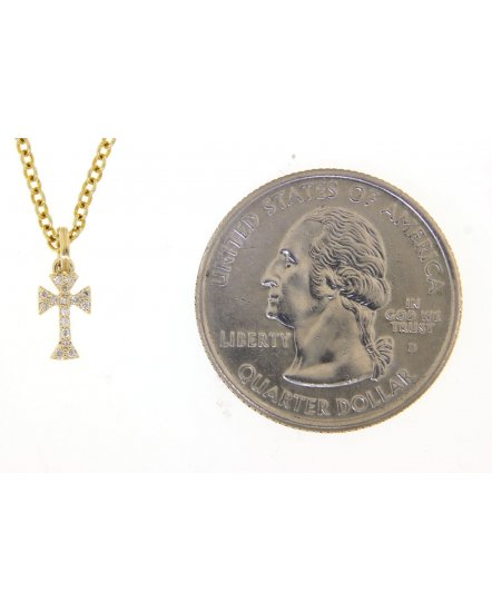 CROSS DIAMOND PENDANT (TP2051)