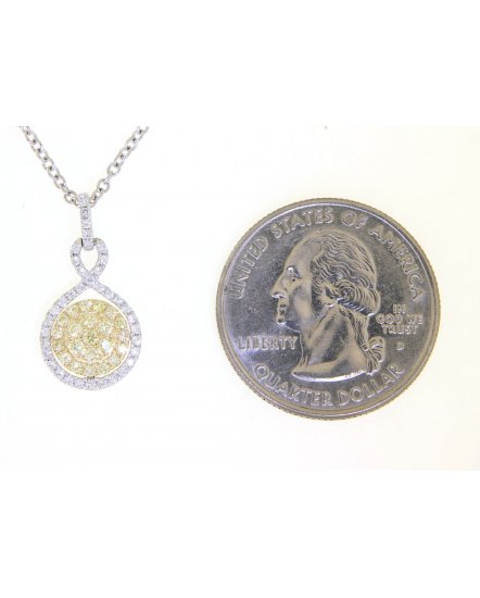 ROUND CLUSTER DIAMOND PENDANT (TP2053)