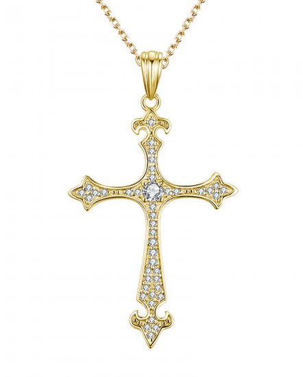 CROSS DIAMOND PENDANT (TP2054)