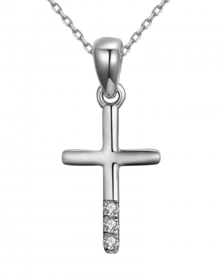 CROSS DIAMOND PENDANT (TP2058)