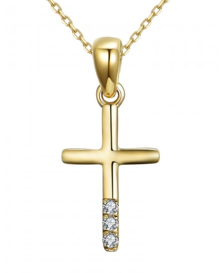 CROSS DIAMOND PENDANT (TP2058)
