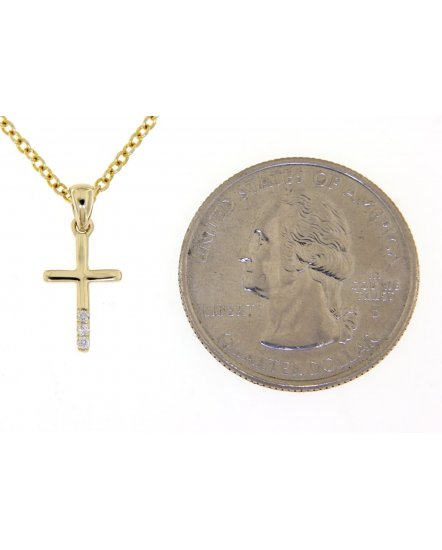 CROSS DIAMOND PENDANT (TP2058)