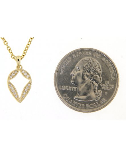 PEAR SHAPE DIAMOND PENDANT (TP2061)