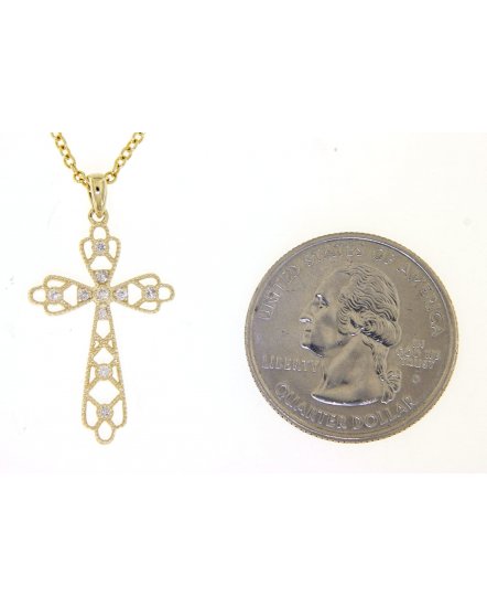 CROSS DIAMOND PENDANT (TP2065)