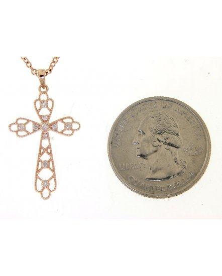 CROSS DIAMOND PENDANT (TP2065)