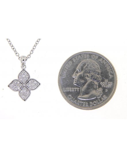 FOUR LEAF STYLE DIAMOND PENDANT (TP2068)