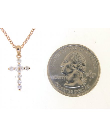 CROSS DIAMOND PENDANT (TP2070)