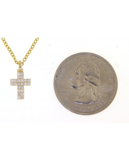 CROSS DIAMOND PENDANT (TP2073)