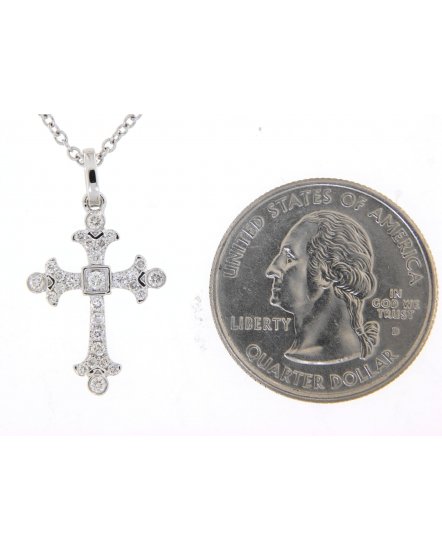 CROSS DIAMOND PENDANT (TP2075)