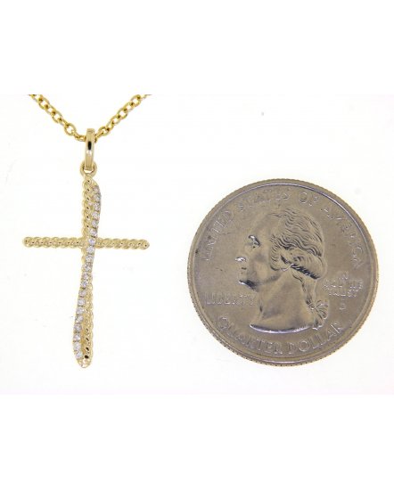 CROSS DIAMOND PENDANT (TP2076)