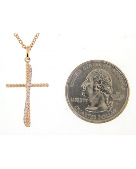 CROSS DIAMOND PENDANT (TP2076)