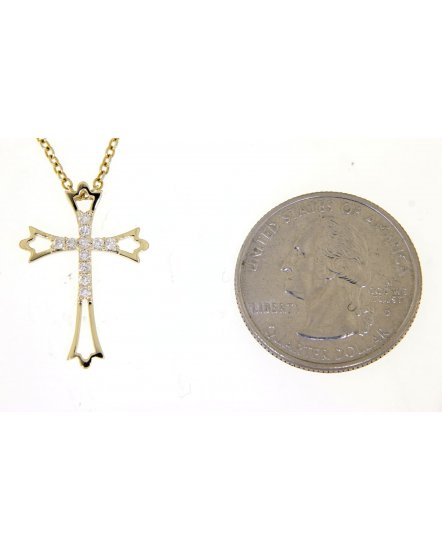 CROSS DIAMOND PENDANT (TP2077)