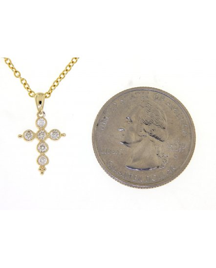 CROSS DIAMOND PENDANT (TP2081)