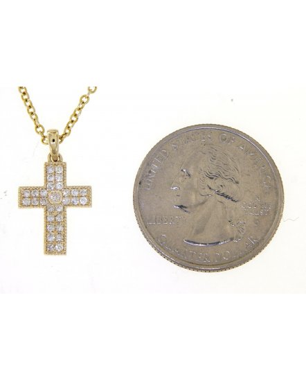 CROSS DIAMOND PENDANT (TP2082)