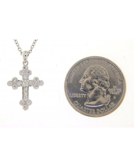 CROSS DIAMOND PENDANT (TP2090)