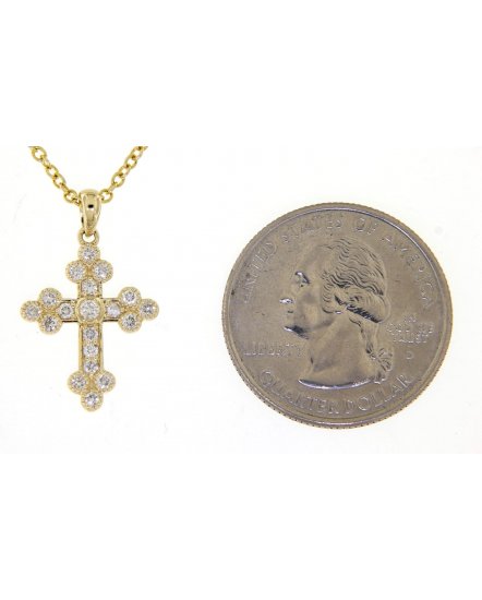 CROSS DIAMOND PENDANT (TP2090)