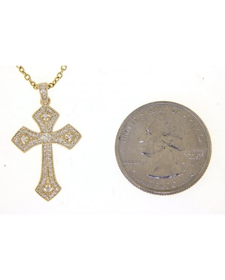 CROSS DIAMOND PENDANT (TP2096)