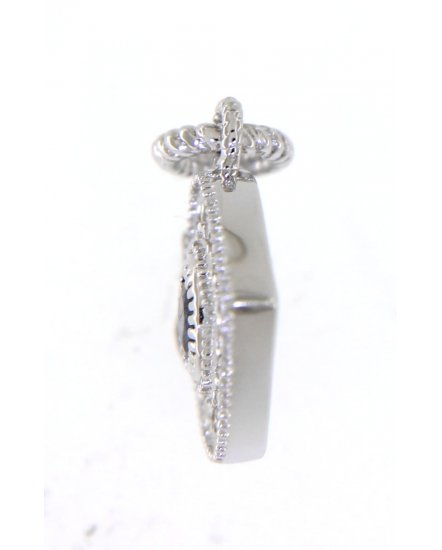 EVIL EYE SAPPHIRE DIAMOND PENDANT (TP2102)