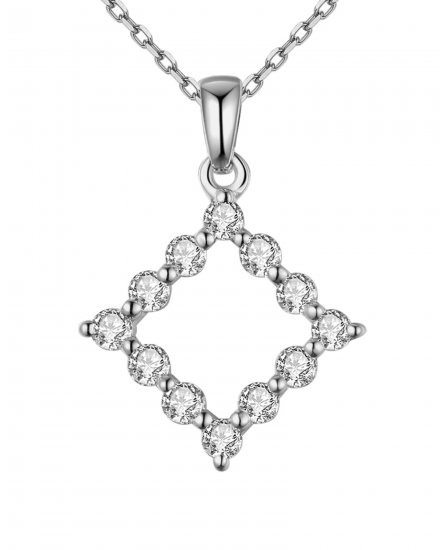 SQUARE DIAMOND PENDANT  (TP2103)