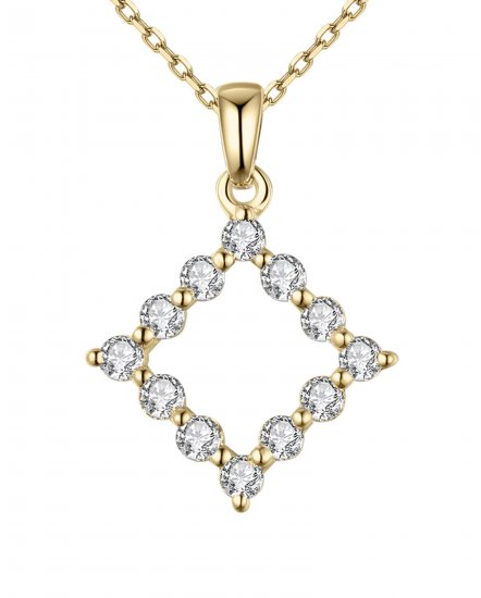 SQUARE DIAMOND PENDANT  (TP2103)