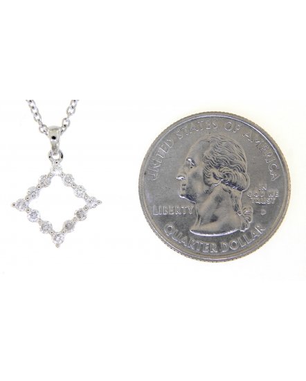 SQUARE DIAMOND PENDANT  (TP2103)