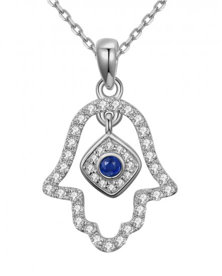 HAMZA SAPPHIRE DIAMOND PENDANT (TP2109)
